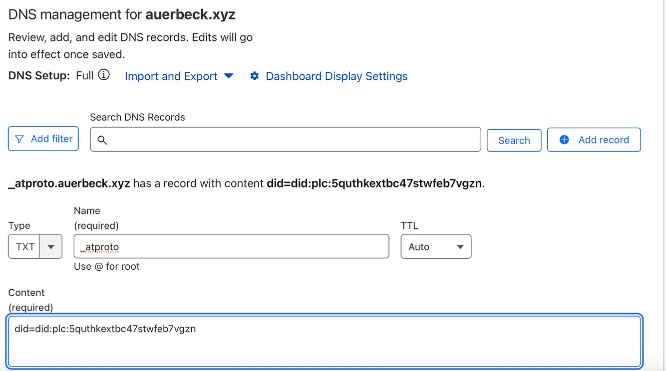 Cloudflare domain home view